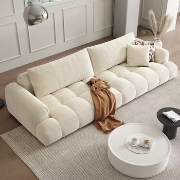 светлого голубой пуфик: Divan, Açılmayan, Bazasız, Vеlur parça