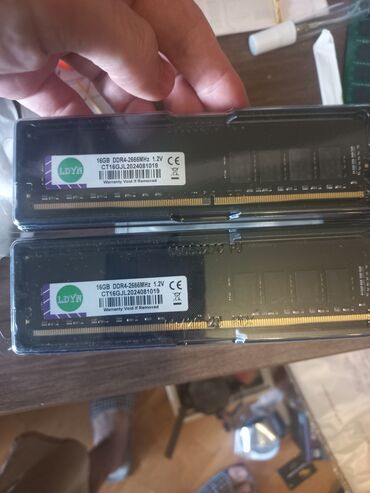 operativ yaddaş: Оперативная память (RAM) Kingston, > 32 ГБ, 3200 МГц, DDR4, Для ПК, Новый
