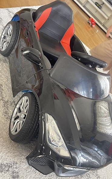 Детские электрокары: Uşaq üçün elektrikli maşın – model 9188 - Rəng: qara, idman üslublu — 3