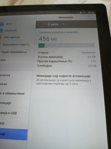 Tableti: Prodajem polovan Tablet Mediatekodlicno ocuvan,baterija — 4