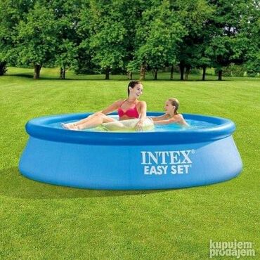 baletanke sa kaisem: ✅ Bazen Intex 244x61cm bez pumpe Novo ✅ Cena: 6500 din Bazen "Easy