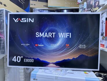 ТВ и видео: Телик Телевизоры YASIN 40E8000 smart tv с интернетом youtube 102 см