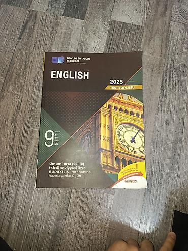 Тесты: Məhsul: “English – 2025 Test Toplusu” (Dövlət İmtahan Mərkəzi) - — 1