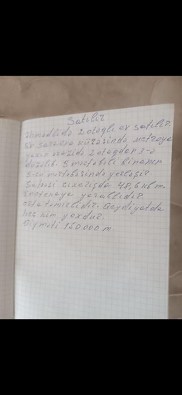 əhmətli: Bakı, Əhmədli, 3 otaqlı, Köhnə tikili, m. Əhmədli, 49 kv. m — 9