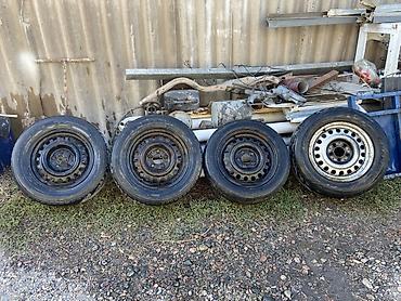 Дөңгөлөктөр монтажда 205 / 65 / R 15, Winter stud, Колдонулган, Комплект, Жеңил унаалар, Темир — 1