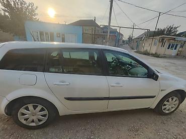 cesqa satisi: Renault Mégane II Grandtour (universal), ağ rəng. Xüsusiyyətlər: - — 6