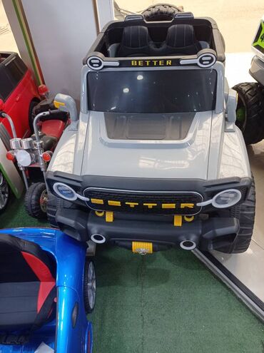 Uşaq üçün elektrik maşınları: 350 manatdan başlayan qiymetlərlə Həm fərdi həm də pultla 2 matorlu, 3 — 8