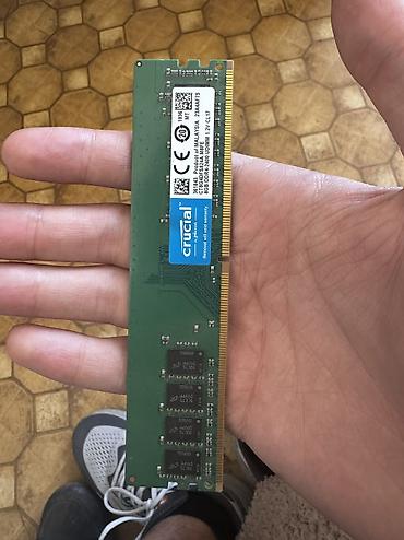 aoc 27: Оперативная память (RAM) для ПК, Б/у, Crucial, 8 ГБ, DDR4, 2400 МГц — 1