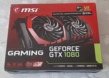 Комплектующие для ПК: Videokart MSI GTX 1080 8GB GDDR5X 256bit 🟢 Satdıqda CPU'lar və — 5