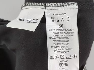 legginsy sliskie: Spodnie materiałowe damskie, rozmiar 5XL — 5