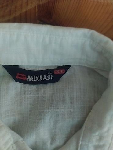 yay desdleri: Uşaq köynəyi – MIXBABI brendi - Rəng: ağ - Model: qısaqollu, klassik — 2
