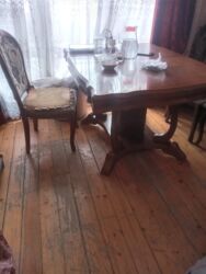 раскладушка с матрасом: Стол и стулья