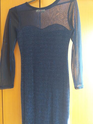 orsay haljina sa etiketom: S (EU 36), M (EU 38), bоја - Tamnoplava, Večernji, maturski, Dugih rukava