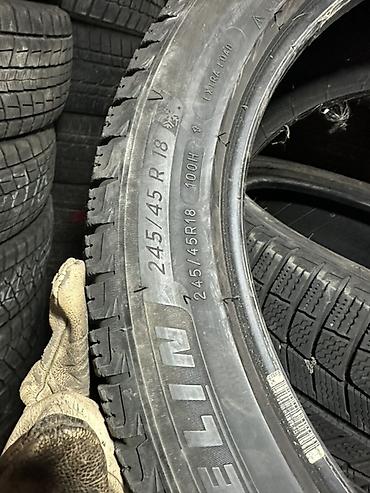 Шины: Шины 245 / 45 / R 18, Зима, Б/у, Комплект, Легковые, Япония, Yokohama — 7
