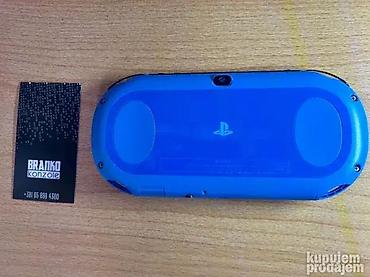 PS Vita (Sony Playstation Vita): 🎮 Sony PlayStation PS VITA Slim (PCH-2016) Blue/Black – Japanska — 2
