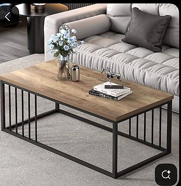Masalar: Məhsul: Metal karkaslı loft üslublu masa/oturacaq ayaqları və metal — 2