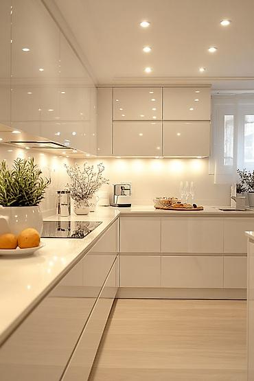 silver kitchen: Кухня от 9 000 сом/м² | 3D проект бесплатно Премиальная мебель от — 1