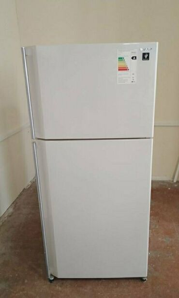 Холодильники: Холодильник Sharp, Б/у, Двухкамерный, De frost (капельный), 47 * 127 * 50