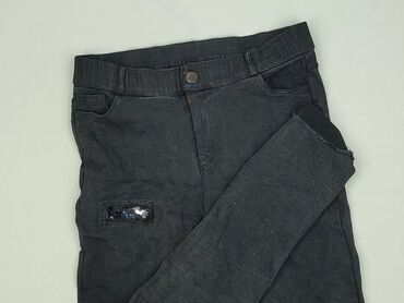 legginsy jezdzieckie zimowe: Jeansy damskie, rozmiar L