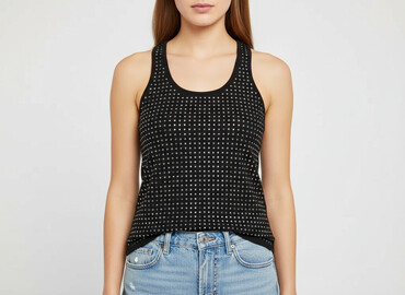 bluzki ze srebrną nitką reserved: Women's blouse, size S