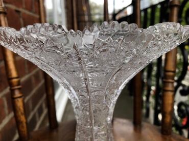 Vazalar: 280-390 AVRO DƏYƏRİ VINTAGE Çexoslovakiya 20 əsr xrustal əntiq əşya — 2