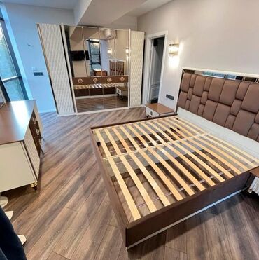 Спальные гарнитуры: Спальный гарнитур, Дерево, цвет - Коричневый — 5