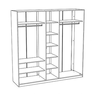 Спальные гарнитуры: Спальный гарнитур, Новый, В рассрочку, МДФ, Бесплатная доставка, цвет - Белый — 4