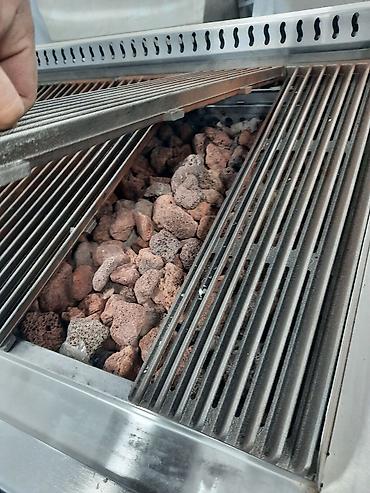 мой бургер: Профессиональная газовая лавовая гриль-плита для кухни общепита - — 4