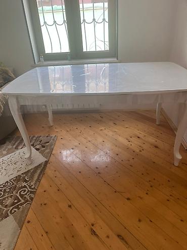 bellona az: Qonaq otağı üçün, İşlənmiş, Açılan, Dördbucaq masa, 6 stul — 3
