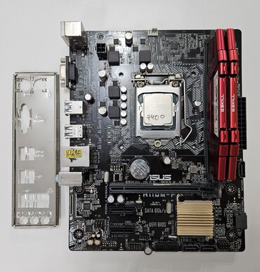 Оперативная память (RAM): Материнская плата, Б/у, Asus, LGA1151, Для ПК