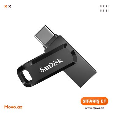 Flash kartlar: 🟠 EL-008 | Yaddaş Kartı SanDisk USB Type C 128GB ✅ Brend: SanDisk ✅