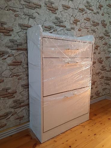 mebel satilir: Yeni, 3 qapılı, Ağ, Ayaqqabı dolabı — 4