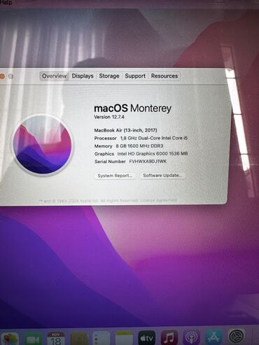 Apple MacBook: İşlənmiş Apple MacBook, 13.3 ", Intel Core i5, 512 GB, Ünvandan götürmə, Ödənişli çatdırılma — 6