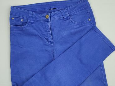 legginsy woskowane z wysokim stanem: DENIM JEANS, Jeansy damskie, rozmiar L