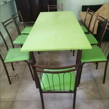 Masa və oturacaq dəstləri: Mətbəx üçün, Yeni, Açılan, Dördbucaq masa, 4 stul -da lalafo.az — 8 Masa və oturacaq dəstləri: Mətbəx üçün, Yeni, Açılan, Dördbucaq masa, 4 stul — 8