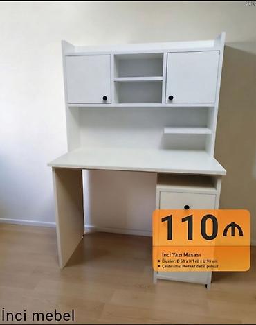 balkon masa: Düz masa, Stulsuz, Polkalı, Siyirməli, Azərbaycan, Sadə laminat — 1