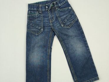 jeansy z falbaną w pasie: Jeans, Lupilu, 3-4 years, 104, condition - Very good
