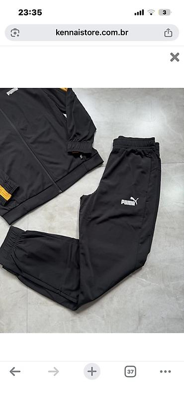 pull and: Мужской спортивный костюм, XL, Puma, Новый, цвет - Черный — 4