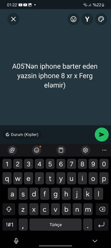 samsung s8 qiymeti ikinci el: Samsung Galaxy A05, 128 GB, rəng - Göy, Sensor, İki sim kartlı