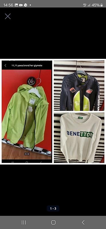 Uşaqlar üçün digər geyimlər: Uşaq geyimləri seti - Qışlıq kapuşonlu jaket: boz-yaşıl-qara rəng — 11