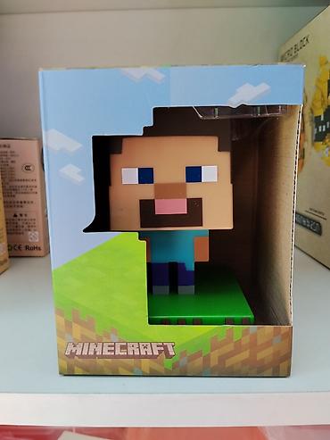 устол: Настольный светильник-коллекционная фигурка Minecraft, Серия 1 — Стив — 1