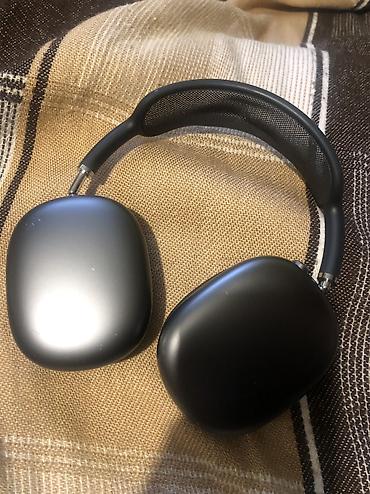 airpods max replika: İşlənmiş Simsiz (Bluetooth) Qulaqcıqlar, Apple, rəng - Qara — 1