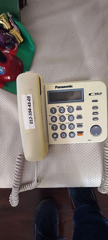 Stasionar telefonlar: Stasionar telefon Panasonic, Simli, Ehtiyat hissələri kimi — 4