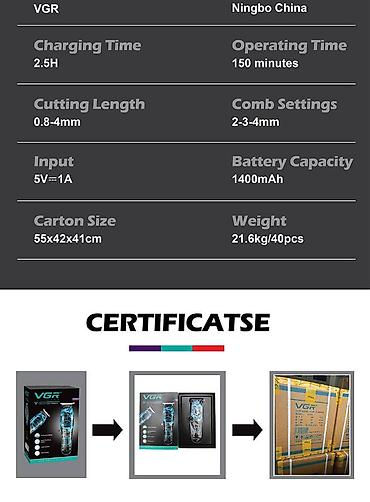 Trimmerlər və saç qırxan maşınlar: Saç qırxan maşın, Vgr, Yeni, Rayonlara çatdırılma, Pulsuz çatdırılma, Ödənişli çatdırılma — 5