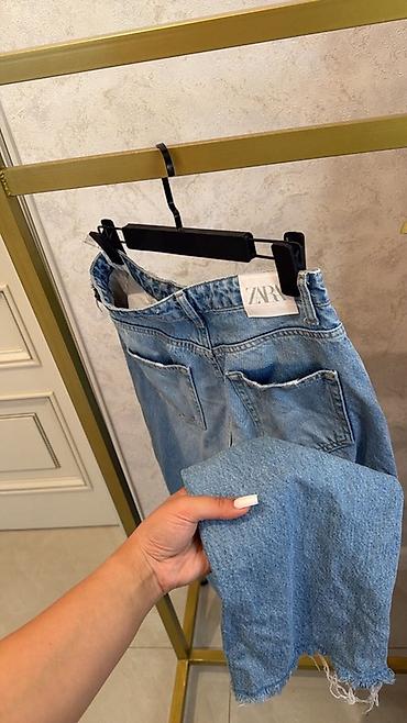 cins şalvarlar: Məhsul: ZARA jeans şalvar 89 Azne alinib razmer M L gedir — 1
