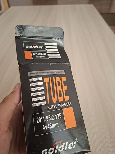 Велозапчасти: Soldier Butyl Seamless velosiped kamera - Ölçü: 20 x 1.95–2.125 - — 3