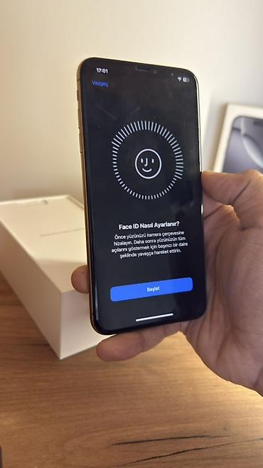 apple xs qiymeti: IPhone Xs, 256 GB, Qızılı, Face ID — 6