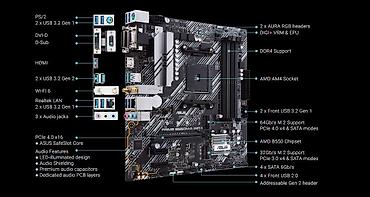montech sky two: Материнская плата для ПК, Новый, Asus, AM4, Micro-ATX — 3