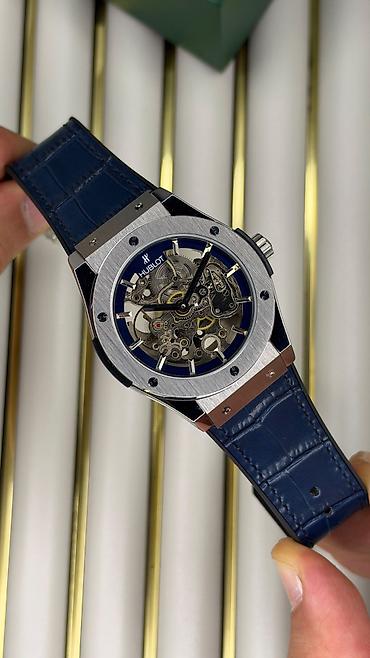 saat samdan: Hublot skelet dizaynlı kişi saatı - Korpus: fırçalanmış və cilalanmış — 7