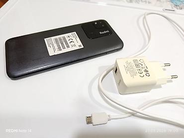 yeni model telefonlar: Redmi 10A, 128 GB, rəng - Qara, Barmaq izi — 6